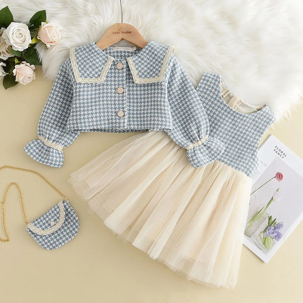 Conjunto Infantil e Adulto Xadrez Junina